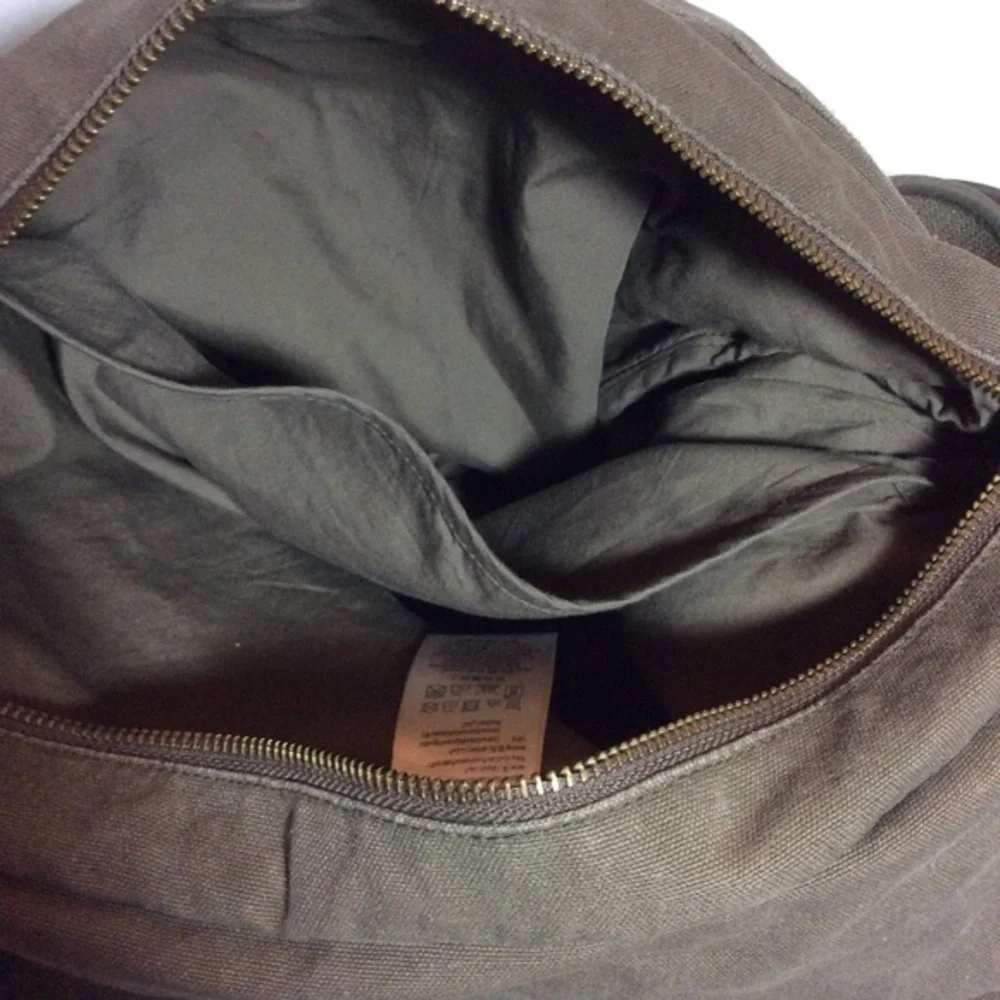 Timberland Mens Canvas Messenger Bag Army Green